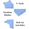 imageCOOFANDY Mens Workout Tank Tops Pack Dry Fit Sleeveless Running Shirts Gym Muscle Bodybuilding T ShirtsBlackGreyBlue