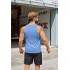 imageCOOFANDY Mens Workout Tank Tops Pack Dry Fit Sleeveless Running Shirts Gym Muscle Bodybuilding T ShirtsBlackGreyBlue