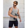 imageCOOFANDY Mens Workout Tank Tops Pack Dry Fit Sleeveless Running Shirts Gym Muscle Bodybuilding T ShirtsBlackGreyNavy Blue