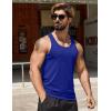 imageCOOFANDY Mens Workout Tank Tops Pack Dry Fit Sleeveless Running Shirts Gym Muscle Bodybuilding T ShirtsBlackRedRoyal Blue
