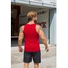 imageCOOFANDY Mens Workout Tank Tops Pack Dry Fit Sleeveless Running Shirts Gym Muscle Bodybuilding T ShirtsBlackRedRoyal Blue