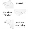imageCOOFANDY Mens Workout Tank Tops Pack Dry Fit Sleeveless Running Shirts Gym Muscle Bodybuilding T ShirtsBlackWhite