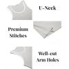imageCOOFANDY Mens Workout Tank Tops Pack Dry Fit Sleeveless Running Shirts Gym Muscle Bodybuilding T ShirtsWhiteGreyBlack