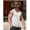 imageCOOFANDY Mens Workout Tank Tops Pack Dry Fit Sleeveless Running Shirts Gym Muscle Bodybuilding T ShirtsWhiteGreyBlack