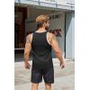 imageCOOFANDY Mens Workout Tank Tops Pack Dry Fit Sleeveless Running Shirts Gym Muscle Bodybuilding T ShirtsWhiteGreyBlack