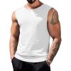 imageCOOFANDY Mens Workout Tank Tops Pack Dry Fit Sleeveless Muscle Gym Shirts Stretch Bodybuilding TeeWhite