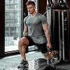 imageCOOFANDY Mens 3 Pack Workout T Shirts Short Sleeve Gym Bodybuilding Muscle Shirt Base Layer Fitness Tee Tops01blackWhiteDark Grey