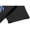 imageCOOFANDY Mens 3 Pack Workout T Shirts Short Sleeve Gym Bodybuilding Muscle Shirt Base Layer Fitness Tee TopsAmerican Flag Black