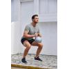 imageCOOFANDY Mens 3 Pack Workout T Shirts Short Sleeve Gym Bodybuilding Muscle Shirt Base Layer Fitness Tee TopsDark GreyDark Grey Dark Grey