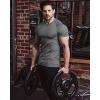 imageCOOFANDY Mens 3 Pack Workout T Shirts Short Sleeve Gym Bodybuilding Muscle Shirt Base Layer Fitness Tee TopsWine RedDark GreyBlack