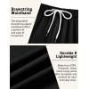 imageCOOFANDY Mens Cargo Joggers Drawstring Jogger Cargo Pants Fashion Tapered Pants with Multi PocketsBlack