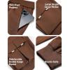 imageCOOFANDY Mens Cargo Joggers Drawstring Jogger Cargo Pants Fashion Tapered Pants with Multi PocketsBrown