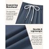 imageCOOFANDY Mens Cargo Joggers Drawstring Jogger Cargo Pants Fashion Tapered Pants with Multi PocketsDark Blue