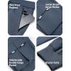 imageCOOFANDY Mens Cargo Joggers Drawstring Jogger Cargo Pants Fashion Tapered Pants with Multi PocketsDark Blue