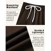 imageCOOFANDY Mens Cargo Joggers Drawstring Jogger Cargo Pants Fashion Tapered Pants with Multi PocketsDark Brown