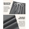 imageCOOFANDY Mens Cargo Joggers Drawstring Jogger Cargo Pants Fashion Tapered Pants with Multi PocketsDark Gray