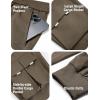imageCOOFANDY Mens Cargo Joggers Drawstring Jogger Cargo Pants Fashion Tapered Pants with Multi PocketsLight Brown