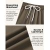 imageCOOFANDY Mens Cargo Joggers Drawstring Jogger Cargo Pants Fashion Tapered Pants with Multi PocketsLight Brown