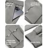 imageCOOFANDY Mens Cargo Joggers Drawstring Jogger Cargo Pants Fashion Tapered Pants with Multi PocketsLight Gray
