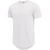 imageCOOFANDY Mens T Shirts Casual Short Sleeve Cotton Tee Shirts Hipster Hip Hop Longline TShirt Basic Summer TopsOne Piece White