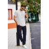 imageCOOFANDY Mens T Shirts Casual Short Sleeve Cotton Tee Shirts Hipster Hip Hop Longline TShirt Basic Summer TopsOne Piece White