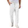 imageCOOFANDY Mens Casual Pants Waffle Knit Yoga Pants Lightweight Sweatpants Open Bottom Lounge TrousersWhite