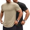 Two Pack- Black + Light Khaki