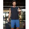 imageCOOFANDY Mens 9 inch Gym Workout Shorts Lightweight Casual Active Running Shorts with Pockets 1 or 2 PackBlueLight Grey