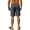 imageCOOFANDY Mens Beach Shorts 9quot Elastic Waist Drawstring Casual Shorts Regular Fit Summer Textured ShortsDark Grey
