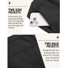 imageCOOFANDY Mens Cargo Shorts 9quot Relaxed Fit Casual Shorts Internal Drawstring Outdoor Hiking Shorts with Multi PocketsBlack