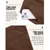 imageCOOFANDY Mens Cargo Shorts 9quot Relaxed Fit Casual Shorts Internal Drawstring Outdoor Hiking Shorts with Multi PocketsBrown