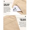 imageCOOFANDY Mens Cargo Shorts 9quot Relaxed Fit Casual Shorts Internal Drawstring Outdoor Hiking Shorts with Multi PocketsDark Khaki
