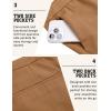 imageCOOFANDY Mens Cargo Shorts 9quot Relaxed Fit Casual Shorts Internal Drawstring Outdoor Hiking Shorts with Multi PocketsLight Brown