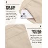 imageCOOFANDY Mens Cargo Shorts 9quot Relaxed Fit Casual Shorts Internal Drawstring Outdoor Hiking Shorts with Multi PocketsLight Khaki