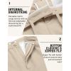 imageCOOFANDY Mens Cargo Shorts 9quot Relaxed Fit Casual Shorts Internal Drawstring Outdoor Hiking Shorts with Multi PocketsLight Khaki