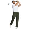 imageCOOFANDY Mens Casual Pants Lightweight Hiking Cargo Pants Stretch Outdoor Work Pant with Multi PocketsArmy Green