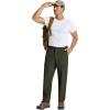 imageCOOFANDY Mens Casual Pants Lightweight Hiking Cargo Pants Stretch Outdoor Work Pant with Multi PocketsArmy Green