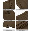 imageCOOFANDY Mens Casual Pants Lightweight Hiking Cargo Pants Stretch Outdoor Work Pant with Multi PocketsBrown
