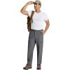 imageCOOFANDY Mens Casual Pants Lightweight Hiking Cargo Pants Stretch Outdoor Work Pant with Multi PocketsDark Gray