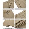 imageCOOFANDY Mens Casual Pants Lightweight Hiking Cargo Pants Stretch Outdoor Work Pant with Multi PocketsKhaki