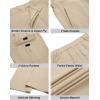 imageCOOFANDY Mens Casual Pants Lightweight Hiking Cargo Pants Stretch Outdoor Work Pant with Multi PocketsLight Khaki