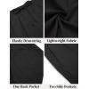 imageCOOFANDY Mens Casual Shorts Elastic Waist Drawstring Lightweight Summer Beach ShortsBlack