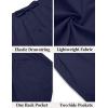 imageCOOFANDY Mens Casual Shorts Elastic Waist Drawstring Lightweight Summer Beach ShortsNavy Blue