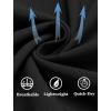 imageCOOFANDY Mens Casual Shorts Lightweight Elastic Waist Drawstring Summer Beach Shorts with PocketsBlack