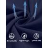 imageCOOFANDY Mens Casual Shorts Lightweight Elastic Waist Drawstring Summer Beach Shorts with PocketsNavy Blue