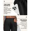 imageCOOFANDY Mens Linen Shorts Casual Drawstring Elastic Waist Lightweight Summer Vacation Beach ShortsBlack