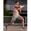 imageCOOFANDY Mens Workout Gym Shorts Lightweight Bodybuilding Training Jogger Running Athletic Shorts with Pockets2 Pack  GrayKhaki 