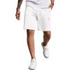 imageCOOFANDY Mens Cargo Shorts 9quot Relaxed Fit Casual Shorts Internal Drawstring Outdoor Hiking Shorts with Multi PocketsWhite
