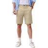 imageCOOFANDY Mens Casual Shorts 9 Inch Flat Front Lightweight Summer Beach Vacation ShortsLight Khaki