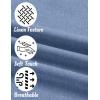 imageCOOFANDY Mens Button Down Shirts Short Sleeve Casual Summer Beach Shirts Vacation Wedding ShirtsDenim Blue